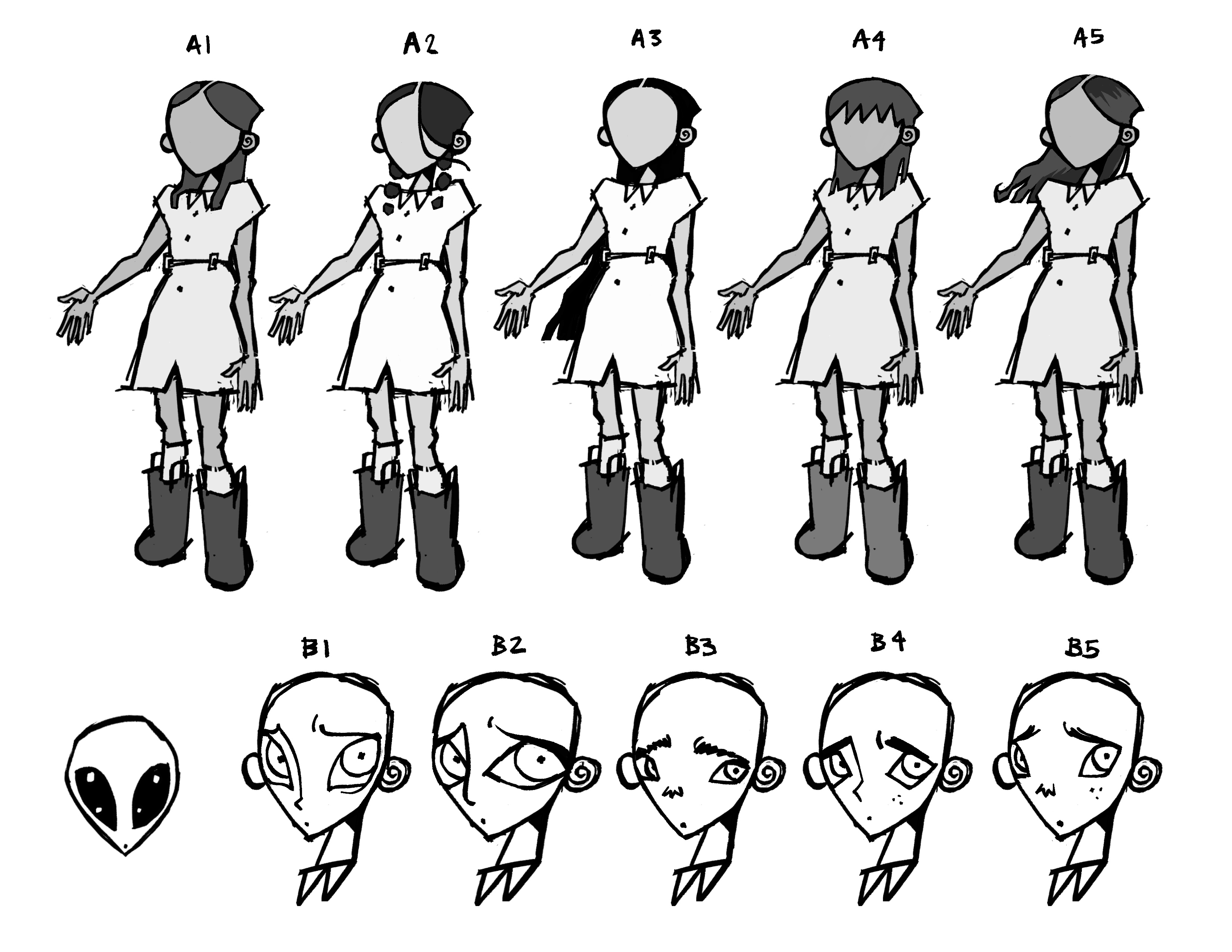 Hair and Face Exploration